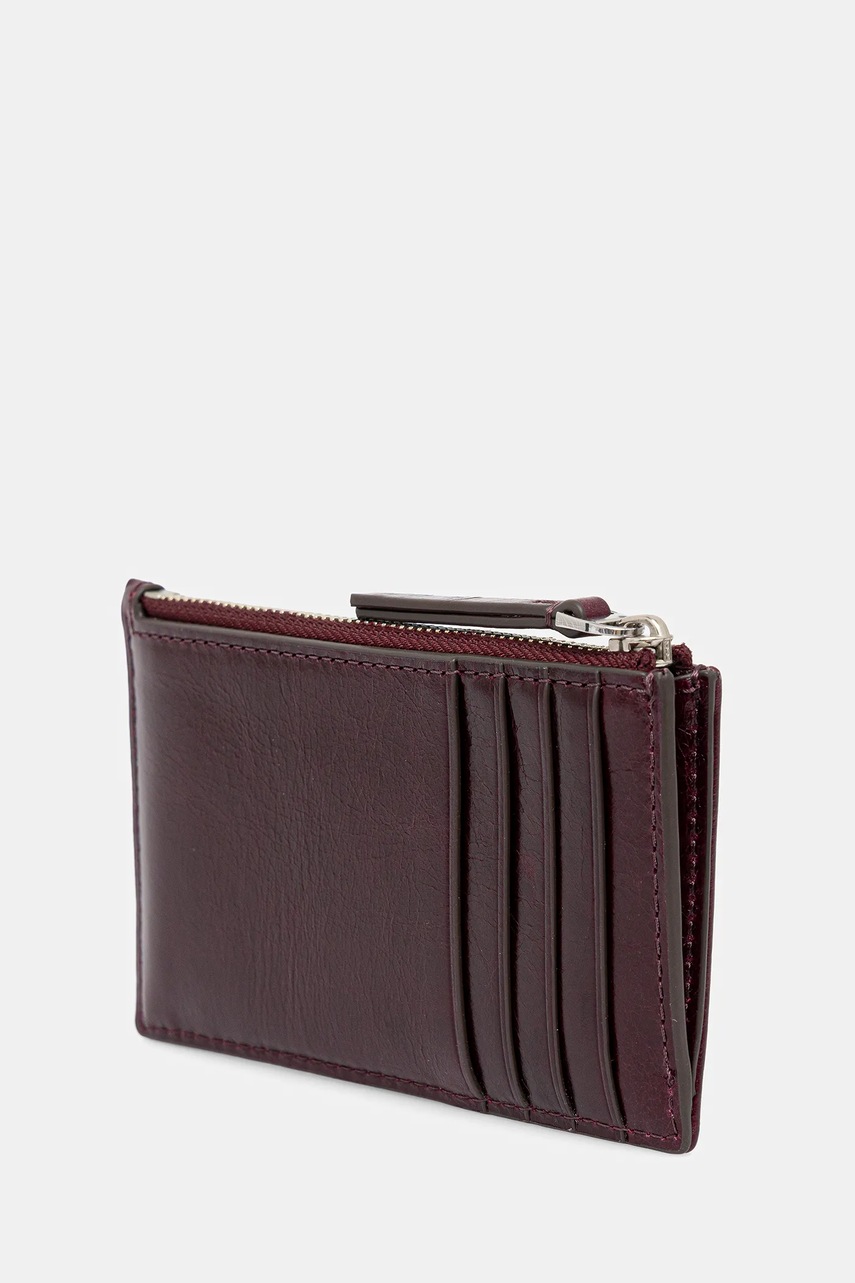 Кожаный кошелек Tory Burch Kira Diamond Quilt цвет красный 174398.500