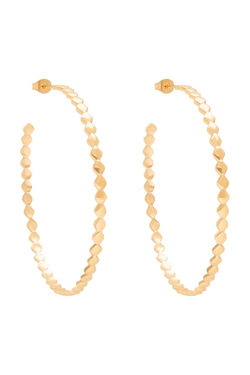 Επιχρυσωμένα σκουλαρίκια Lilou Snake