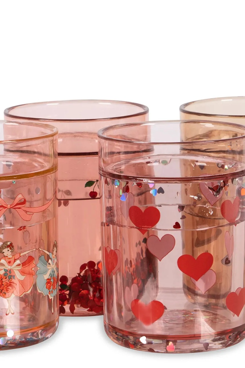 Детская кружка Konges Sløjd 4 PACK GLITTER CUPS 4 шт KS103658