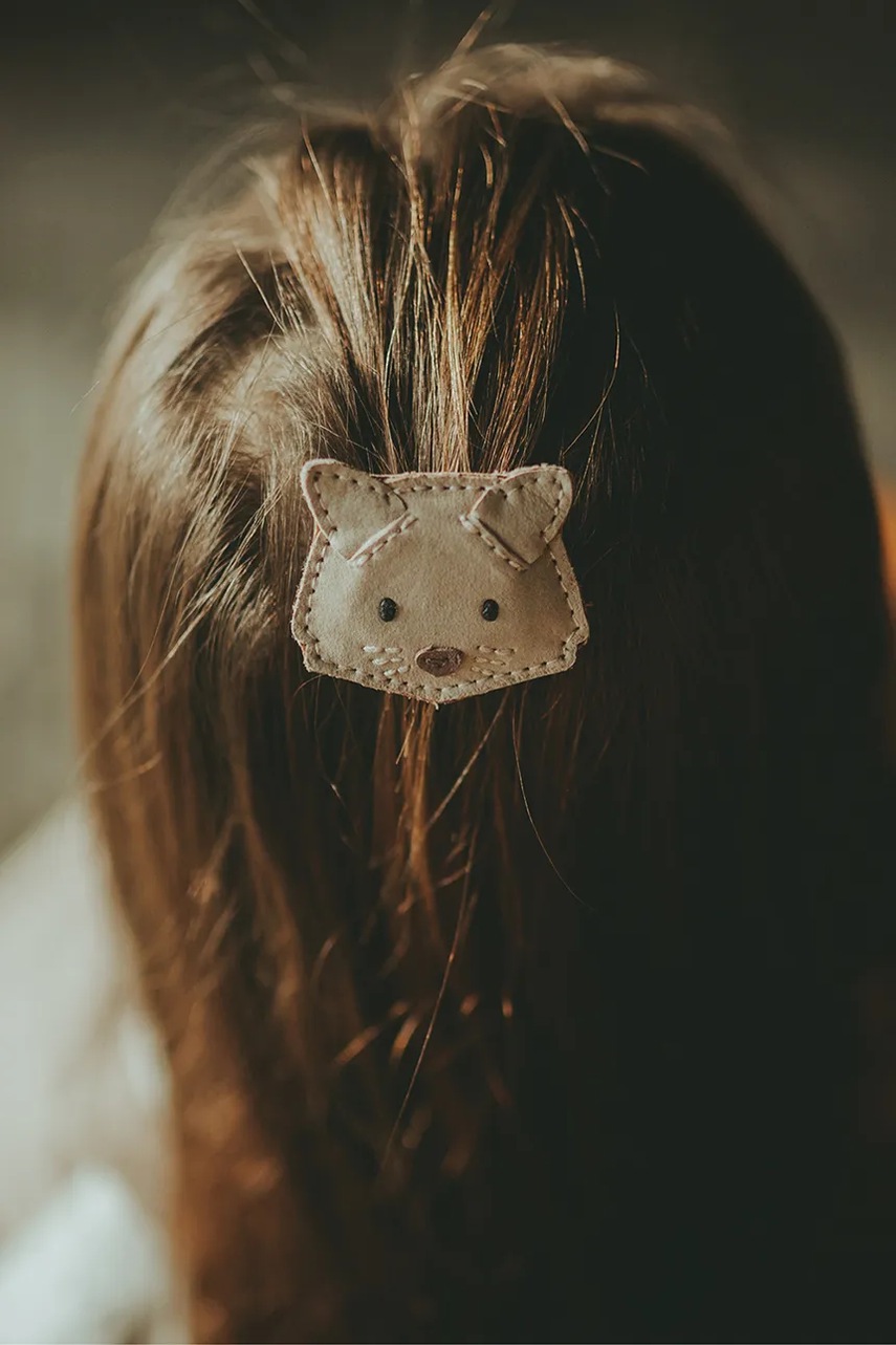 Donsje Dětská sponka Donsje Josy Classic Hairclip Cat