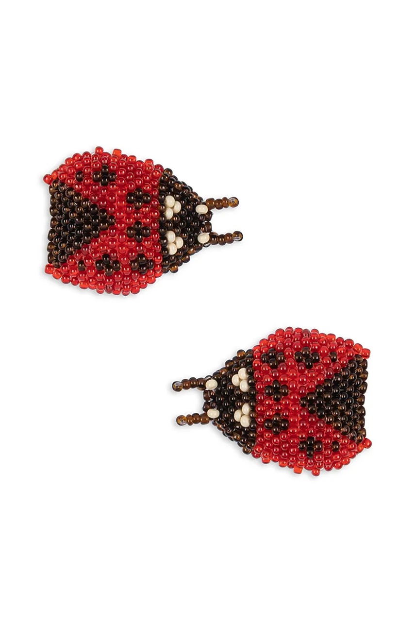 Шпильки для волосся Konges Sløjd 2 PACK LADYBUG BEADED HAIR CLIP KS103643
