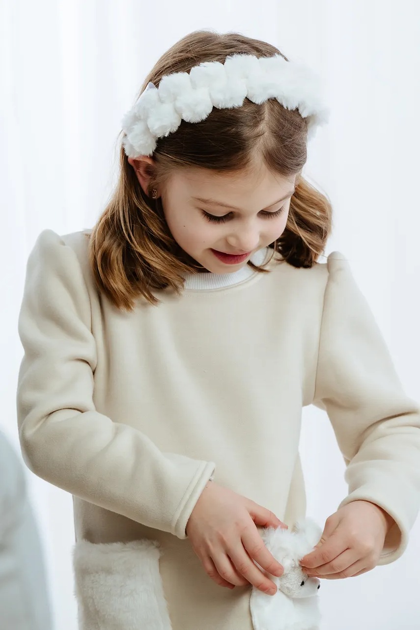 

Детска лента за глава Jamiks LETITIA JZI140, Бежов