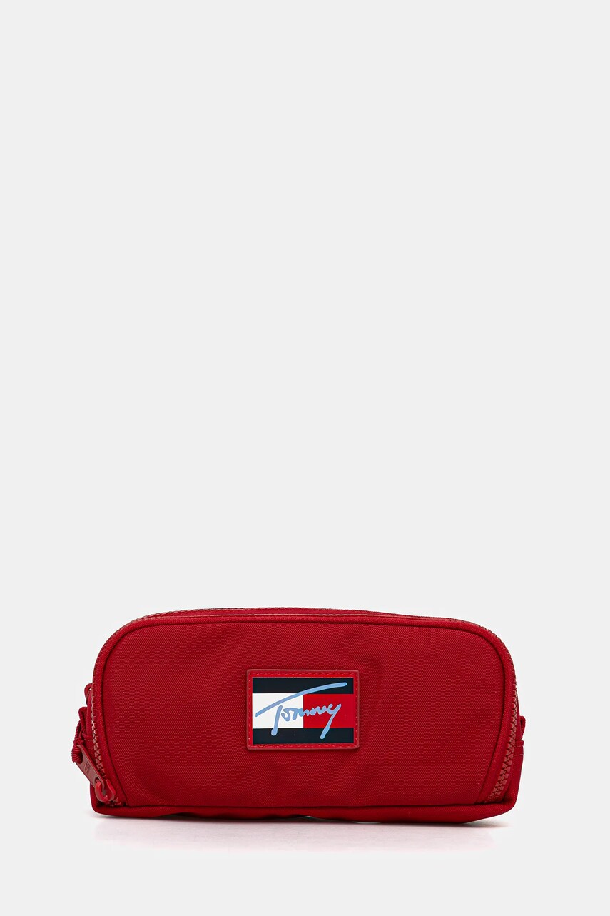 Levně Penál Tommy Hilfiger červená barva, AU0AU02015