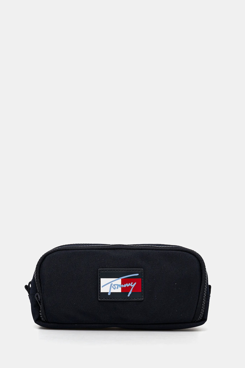 Levně Penál Tommy Hilfiger tmavomodrá barva, AU0AU02015