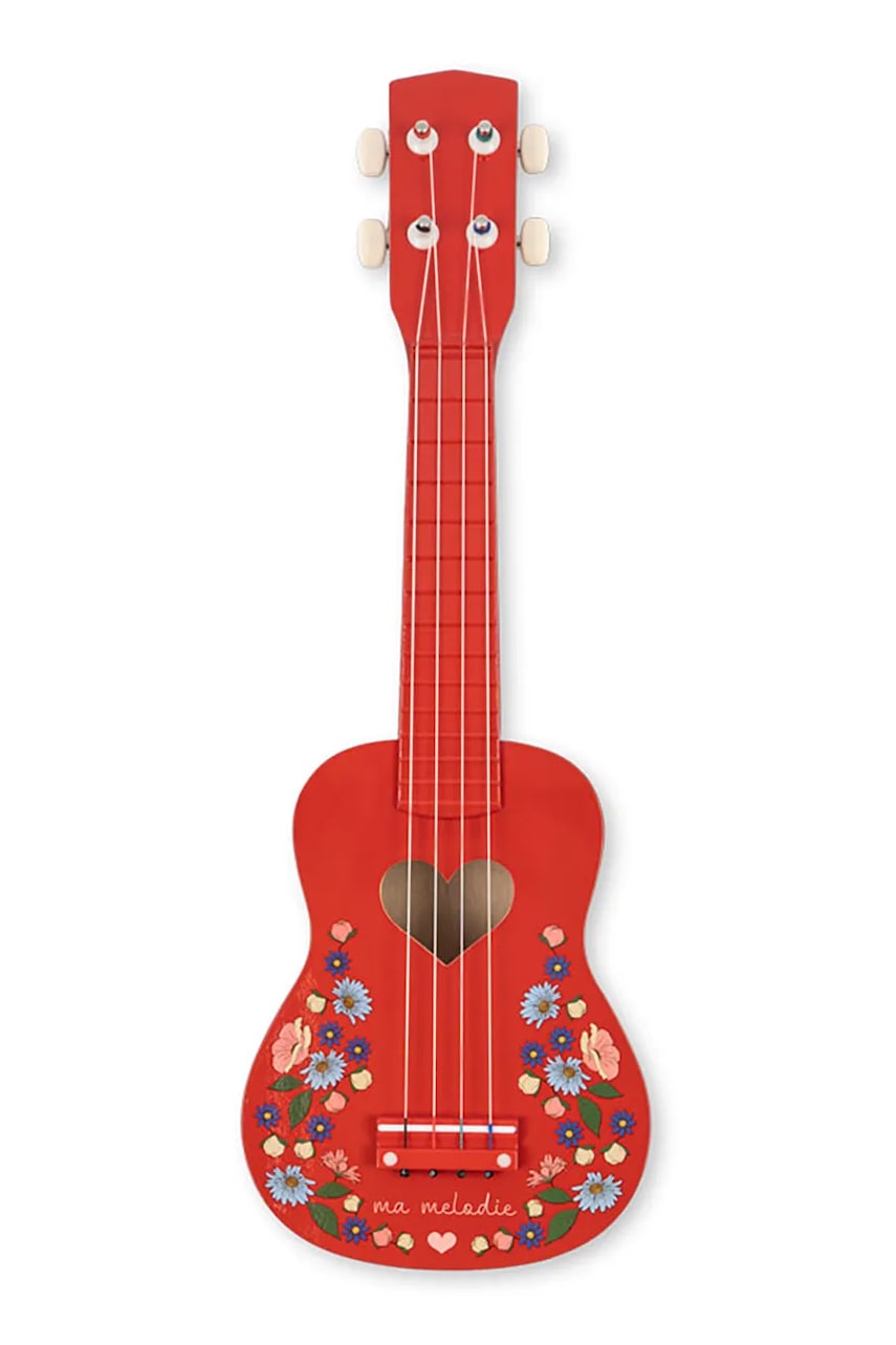 Konges Sløjd jucărie pentru copii UKULELE FLOWER GLOSSY FSC KS104024