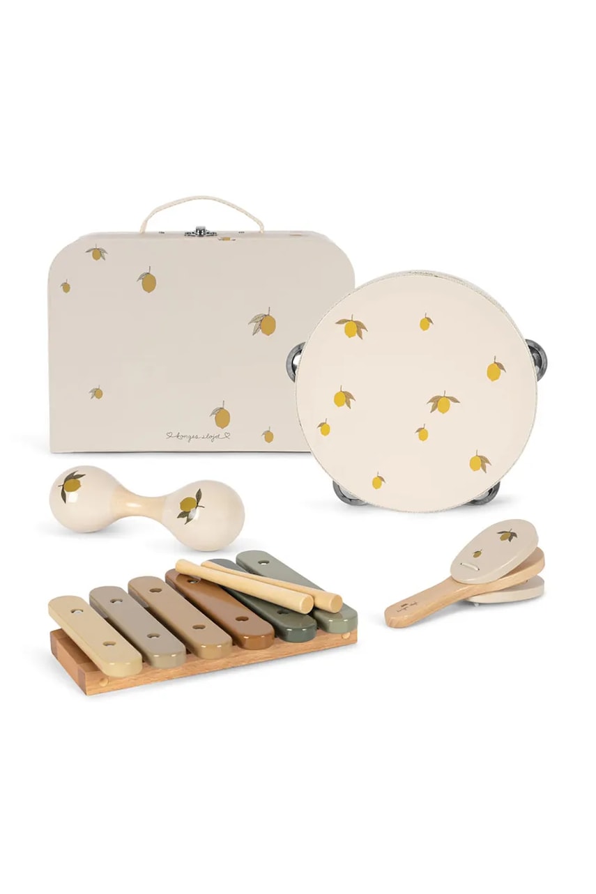 Levně Dětská hračka Konges Sløjd MUSIC SET LEMON GLOSSY FSC KS104062