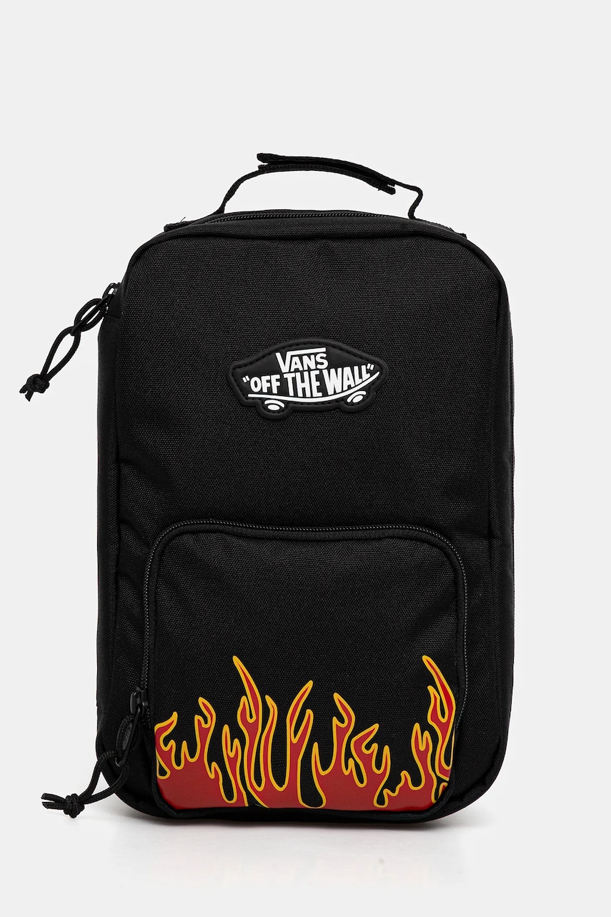 Vans geantă de prânz pentru copii Old Skool Lunch Bag culoarea negru, VN000PSJBFM1