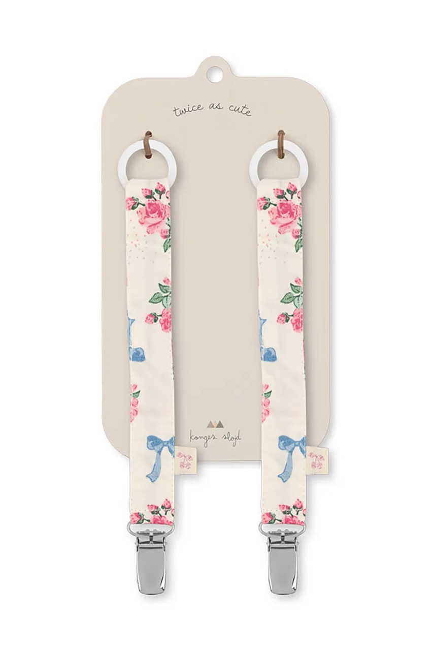 Подвеска для пустышки Konges Sløjd 2 PACK PACIFIER STRAP 2 шт KS103644