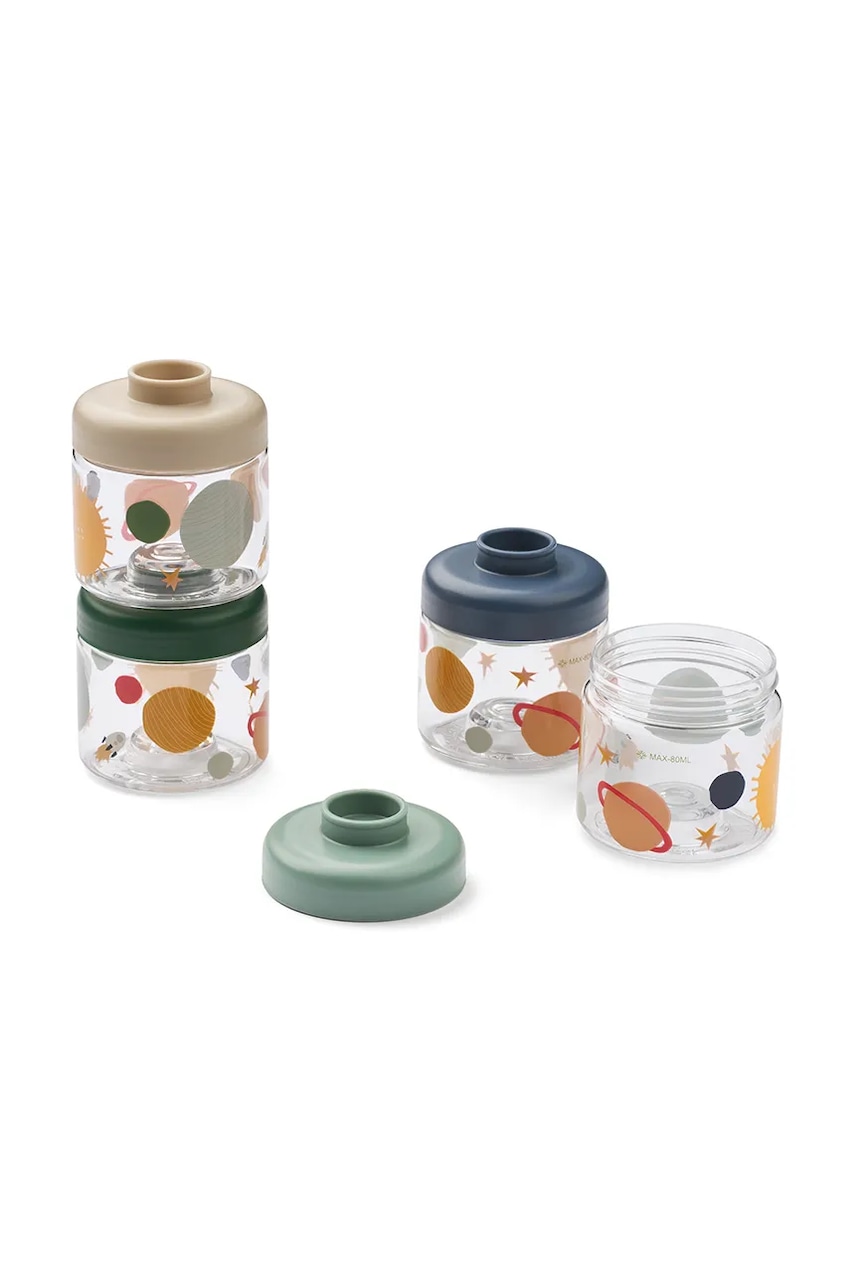Liewood recipient pentru gustări Dominique Baby Food Tritan Boxes 4-Pack 4-pack LW20632