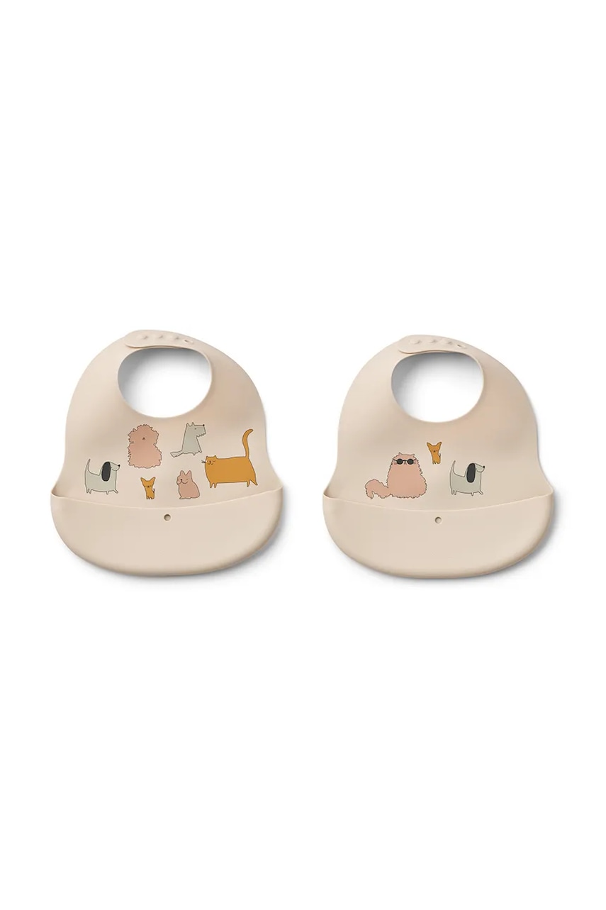 Liewood salopetă pentru bebeluși Ember Printed Bib 2-pack 2-pack LW20119