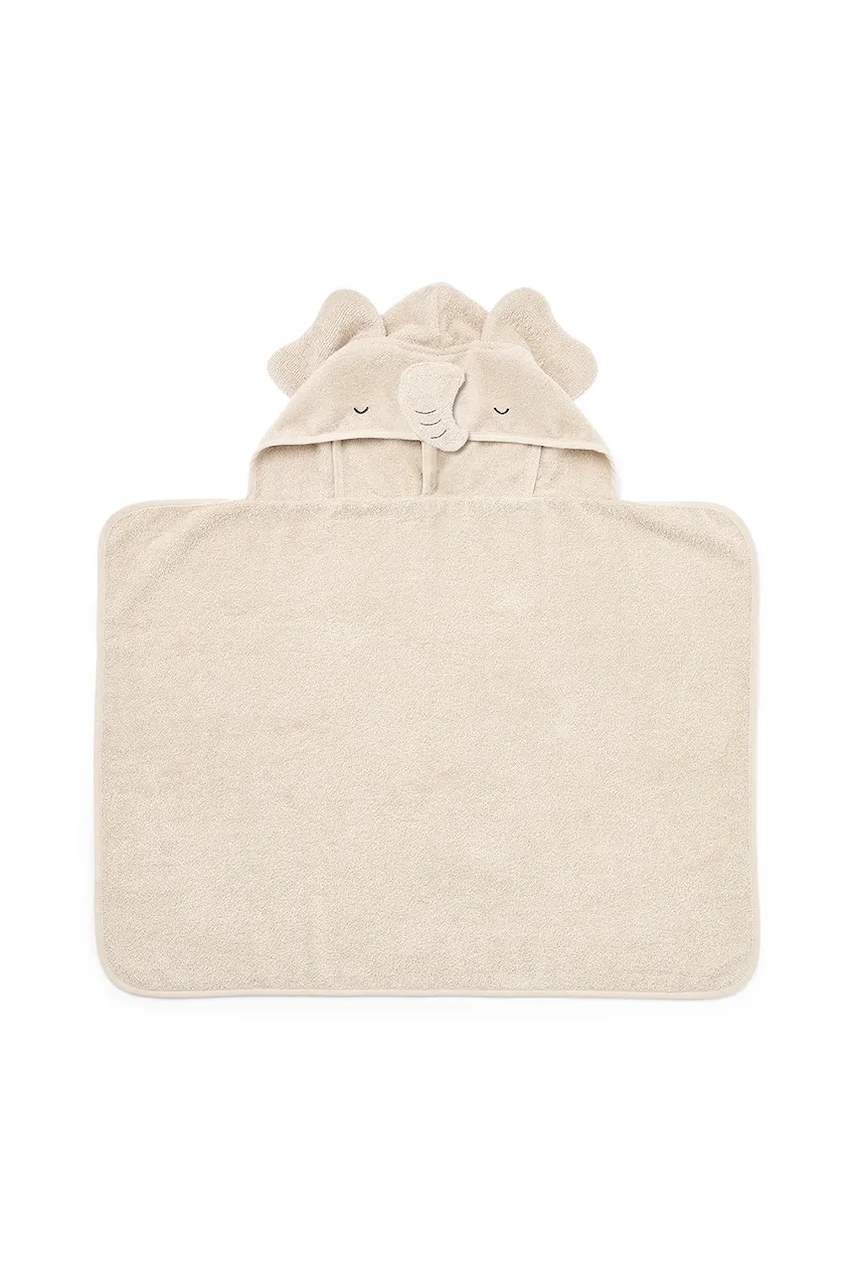 Levně Dětský bavlněný ručník Liewood Vilas Elephant Baby Hooded Towel LW20315