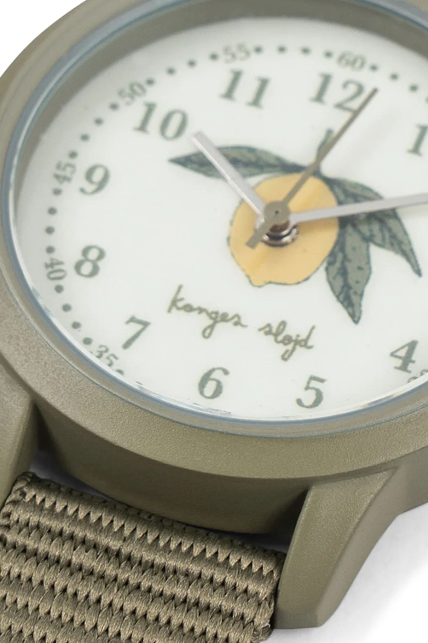 Дитячий годинник Konges Sløjd KIDS WATCH колір зелений KS104329