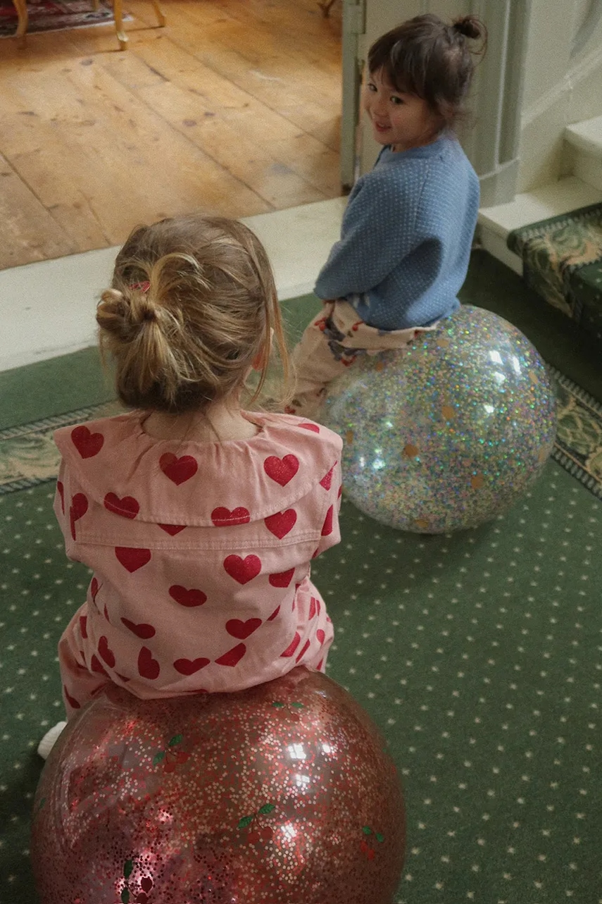 Konges Sløjd minge elastică GLITTER JUMP BALL KS104239