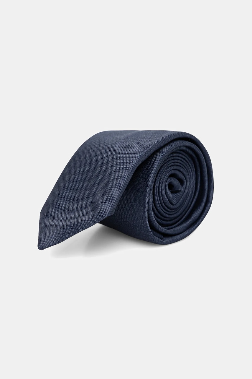 Levně Kravata s hedvábím Calvin Klein černá barva, CK2111E001