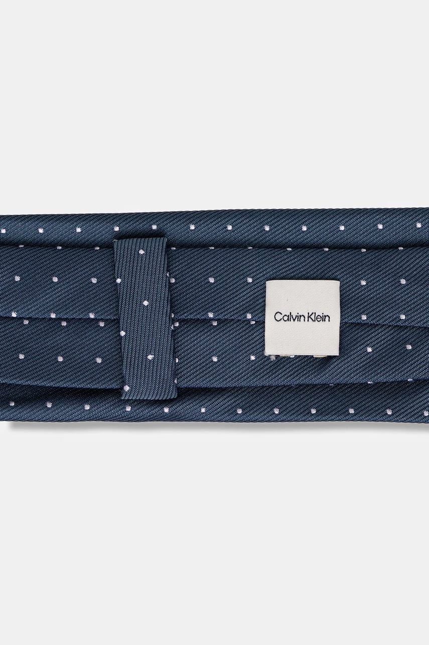 Галстук с добавлением шелка Calvin Klein цвет бежевый CK2111E005