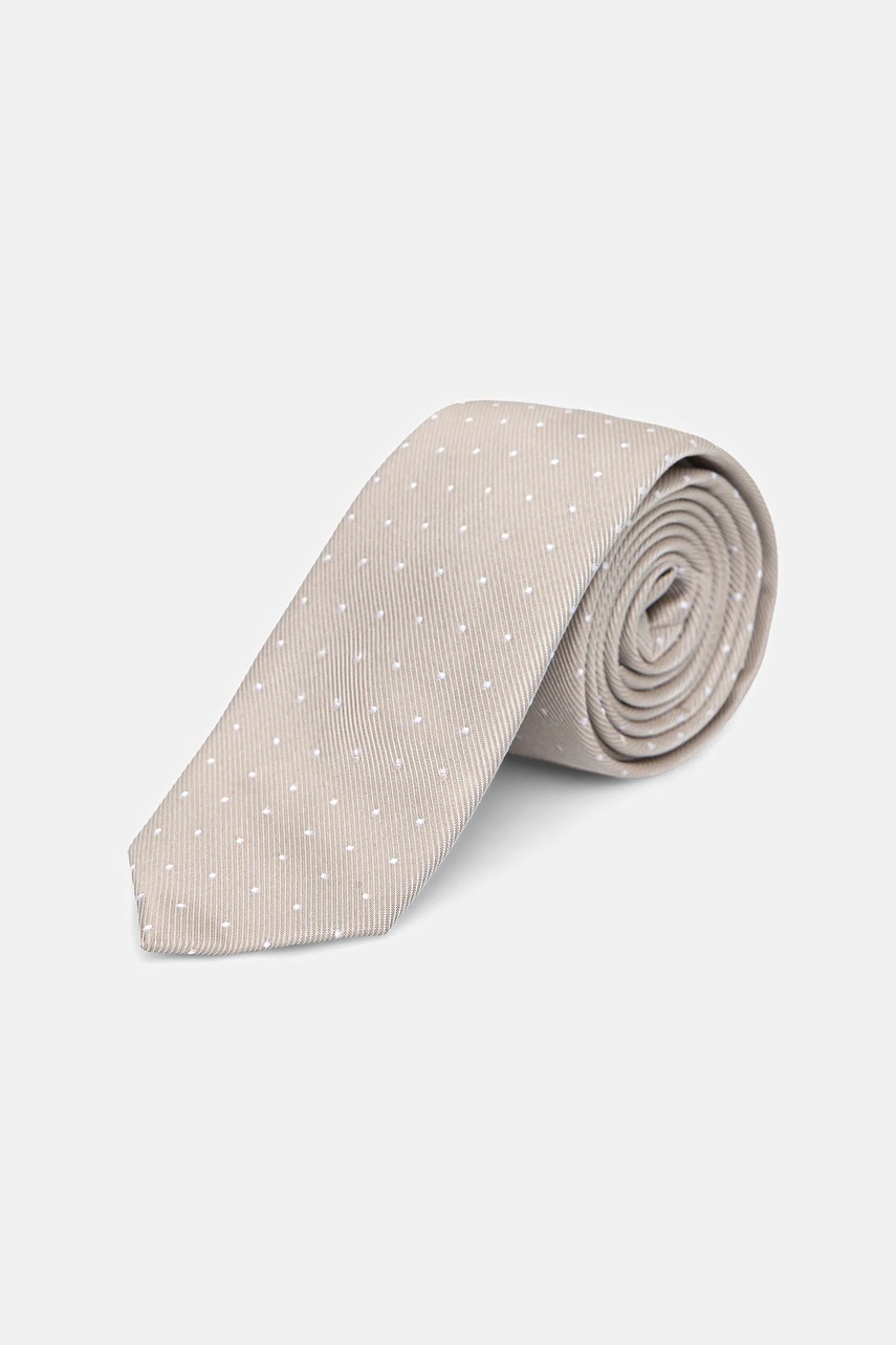 Levně Kravata Calvin Klein béžová barva, CK2111E005