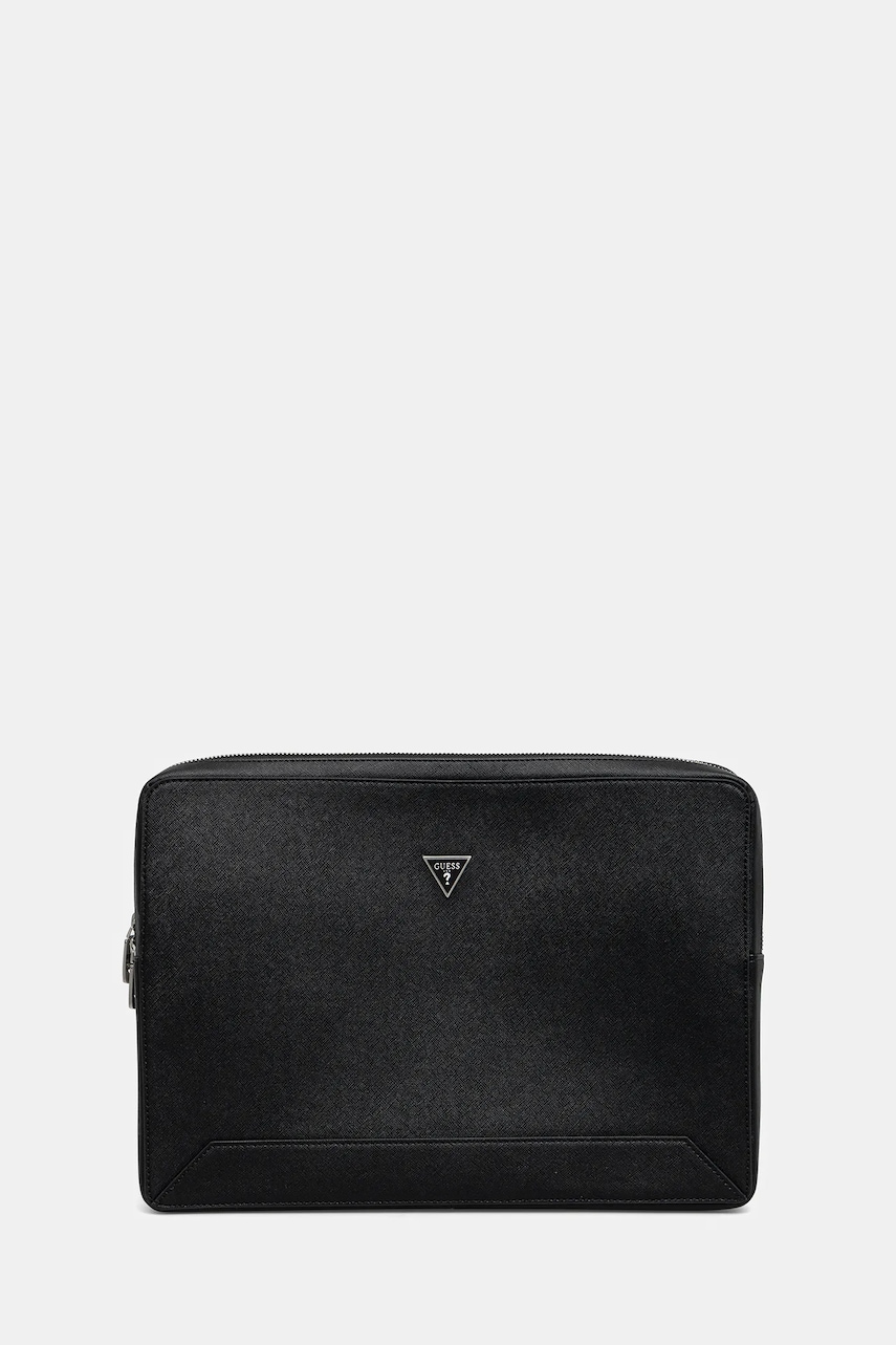 Levně Obal na notebook Guess MILANO černá barva, HMMISA P5316