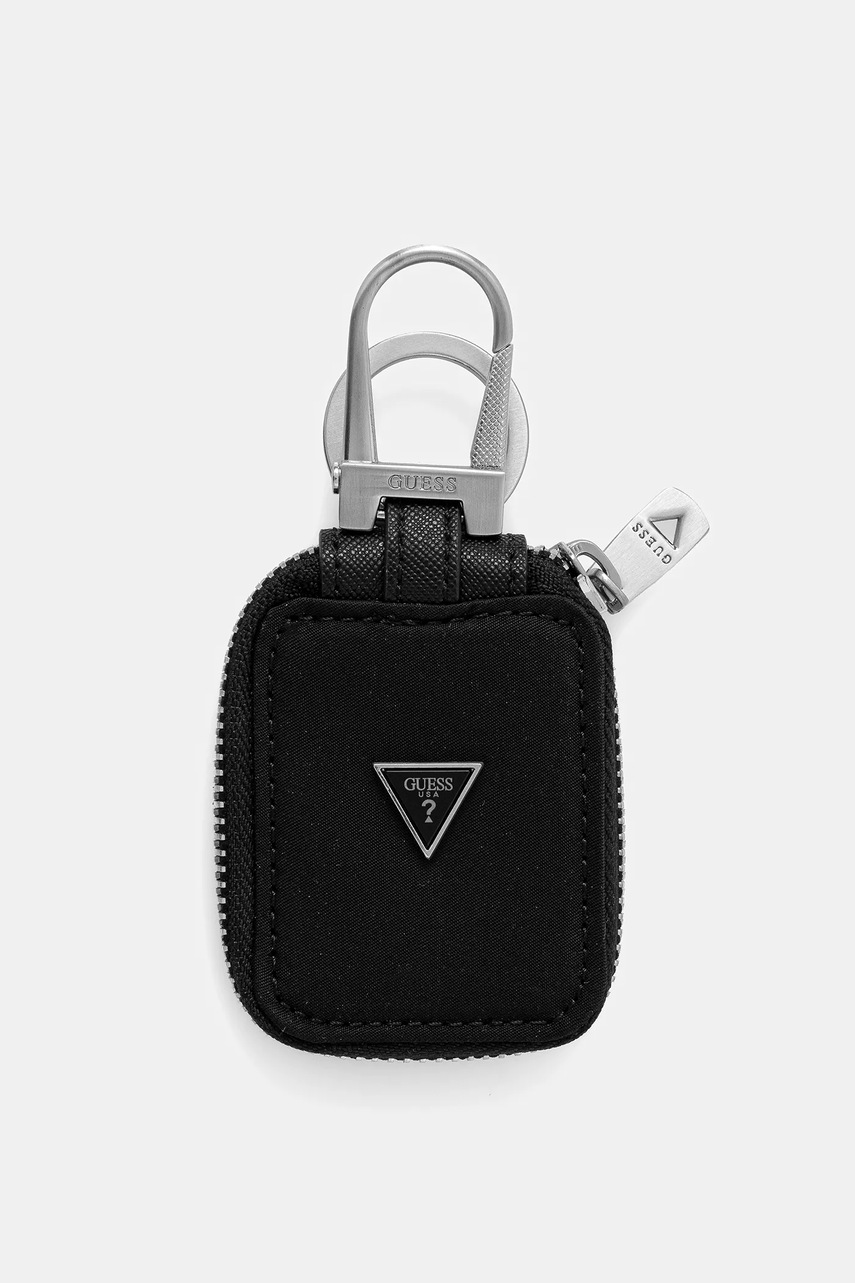 Levně Pouzdro na sluchátka Guess MILANO černá barva, PMMINY P5416