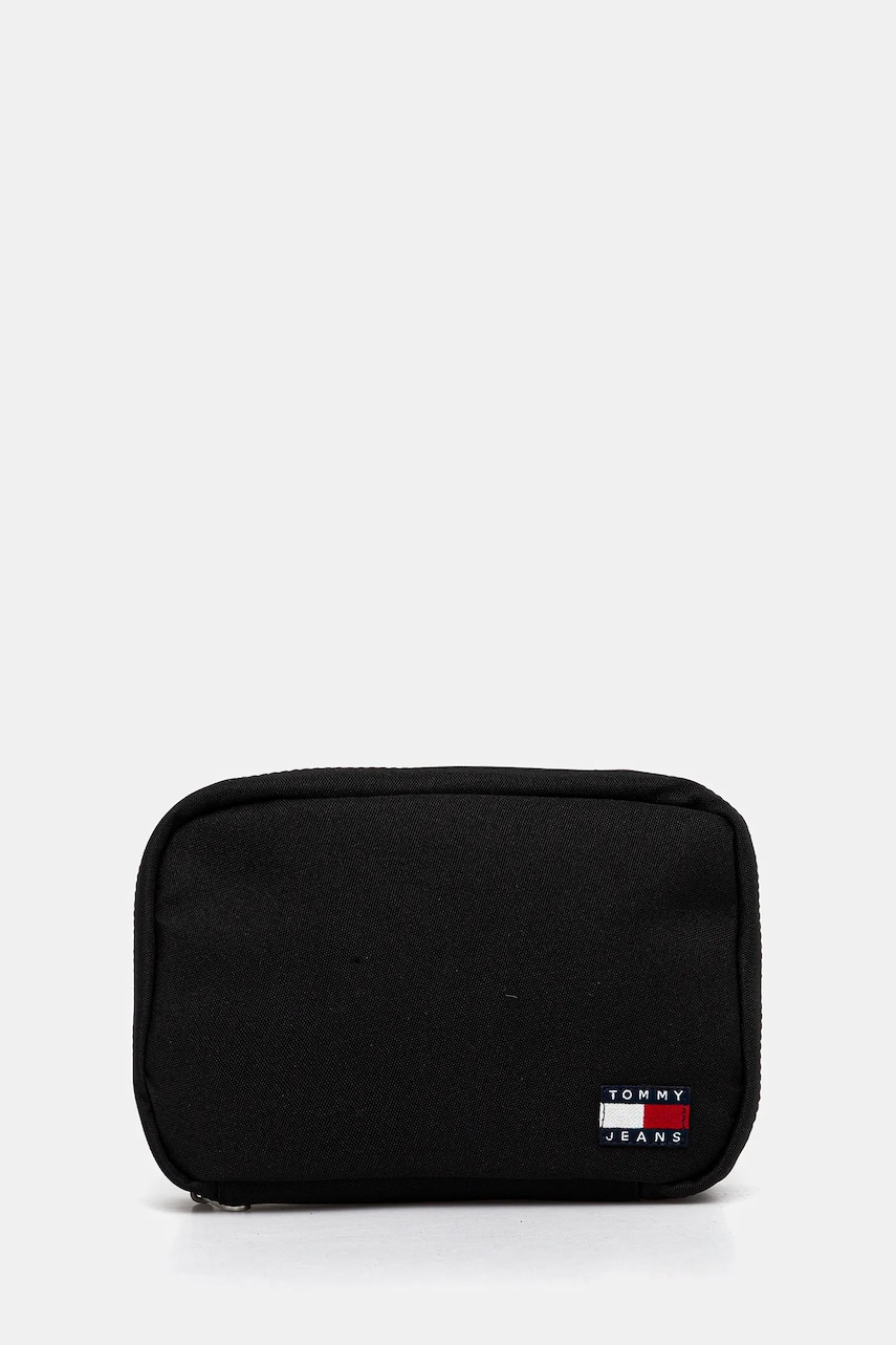 Tommy Jeans portfard culoarea negru, AM0AM13691