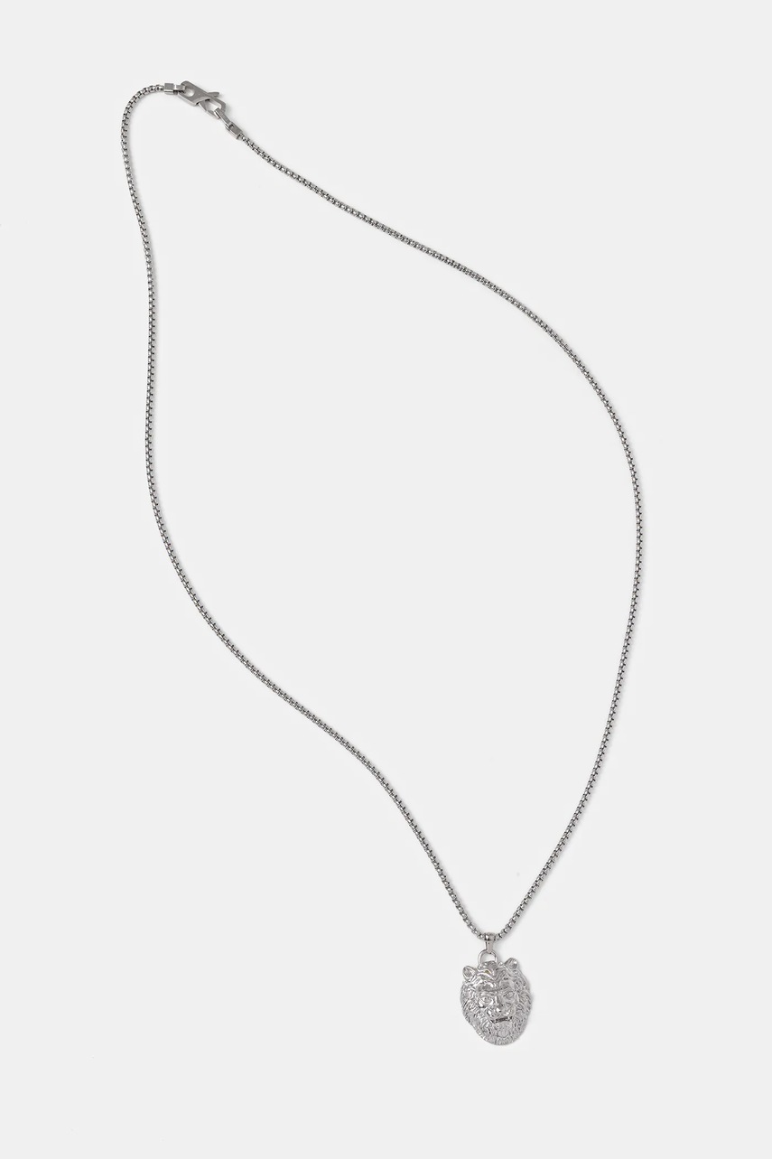 

Колие Guess LION KING JUMN01 387JW, Сребърен