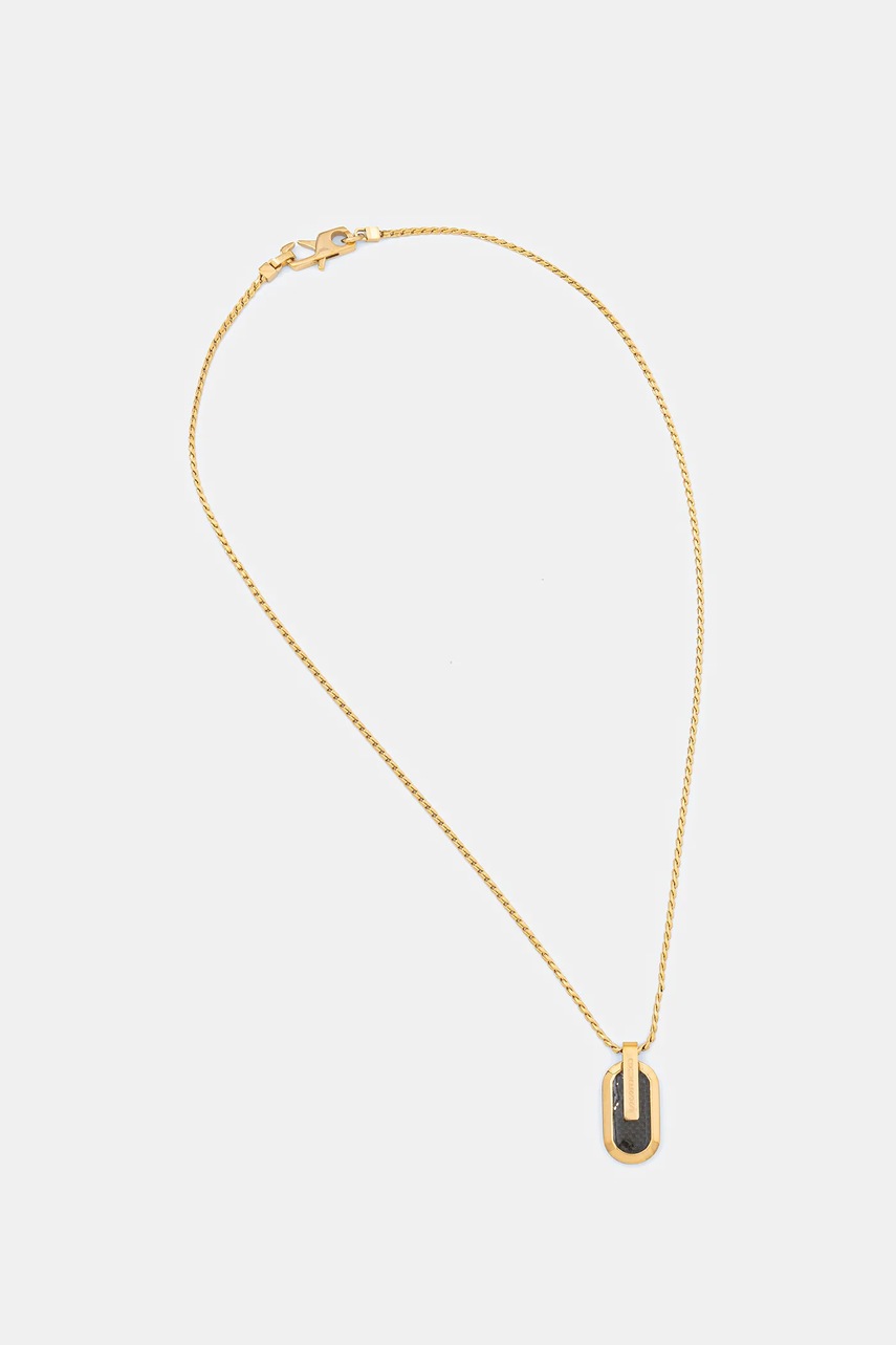 Levně Náhrdelník Guess RACER TAG pánský, JUMN04 043JW
