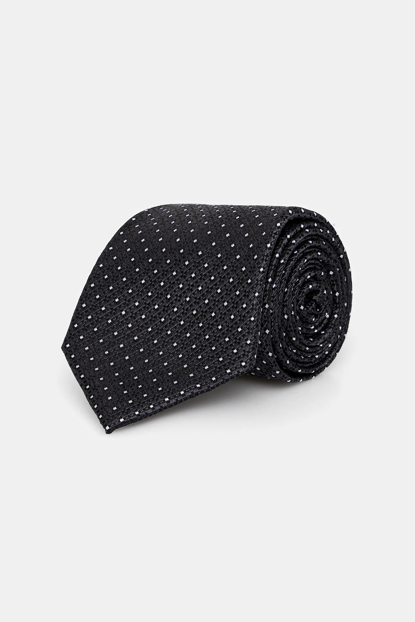 Michael Kors cravată de mătase culoarea gri, MK0DT00203