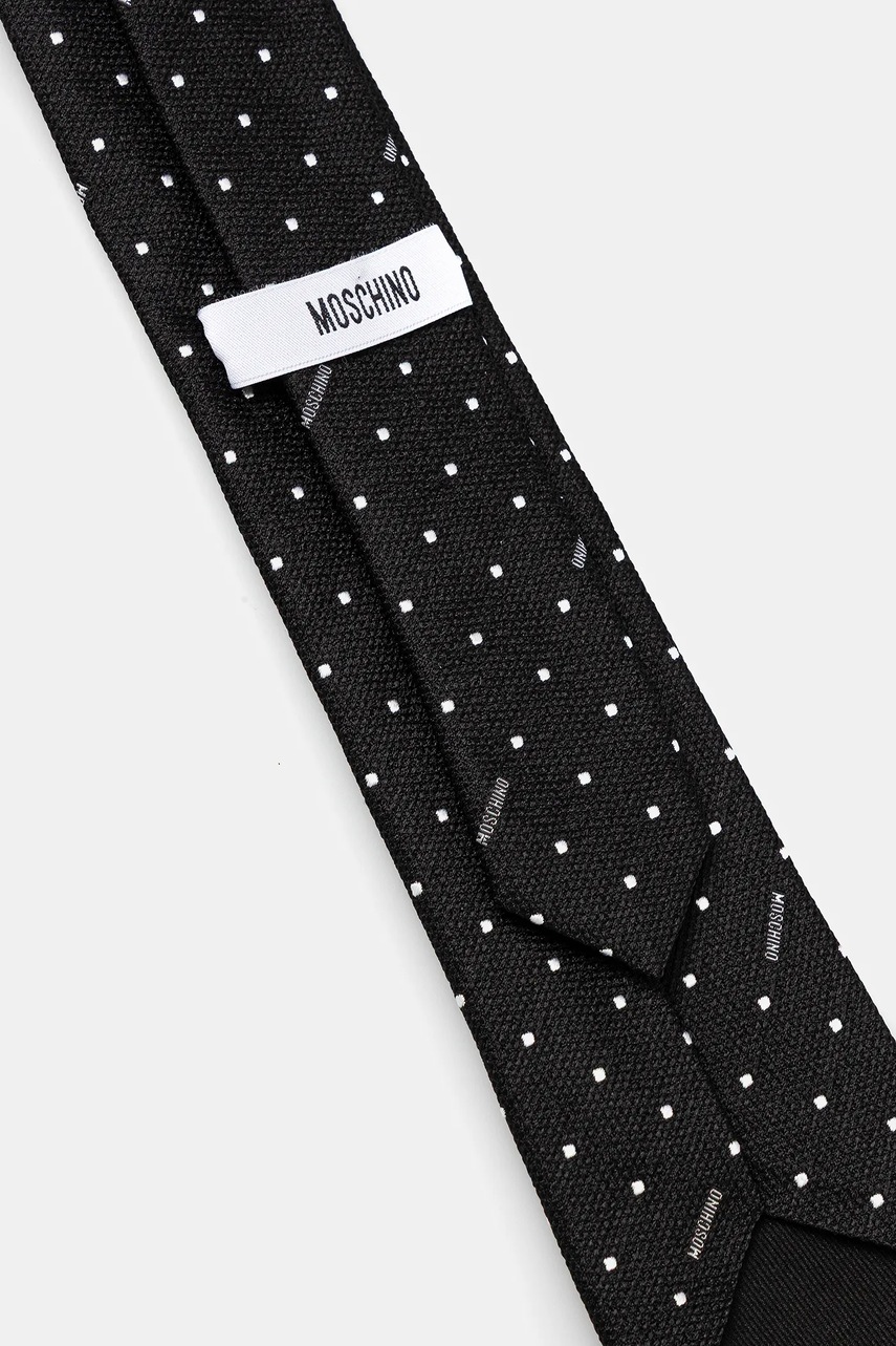 Шелковый галстук Moschino цвет чёрный M5513 55058