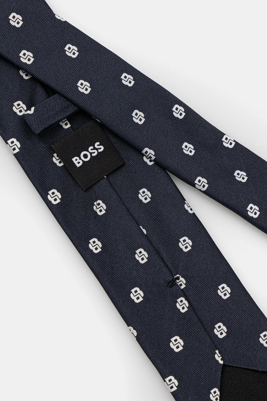Шелковый галстук BOSS цвет синий 50551017 Шелковый галстук BOSS цвет синий 50551017