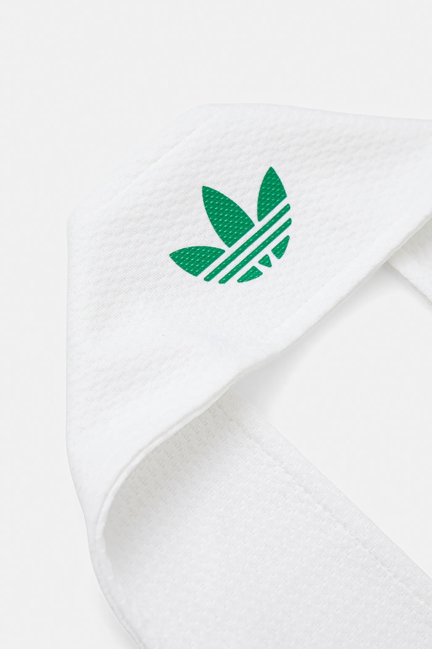 Повязка на голову adidas Originals Ten Tieband OG цвет белый JW6111 Повязка на голову adidas Originals Ten Tieband OG цвет белый JW6111