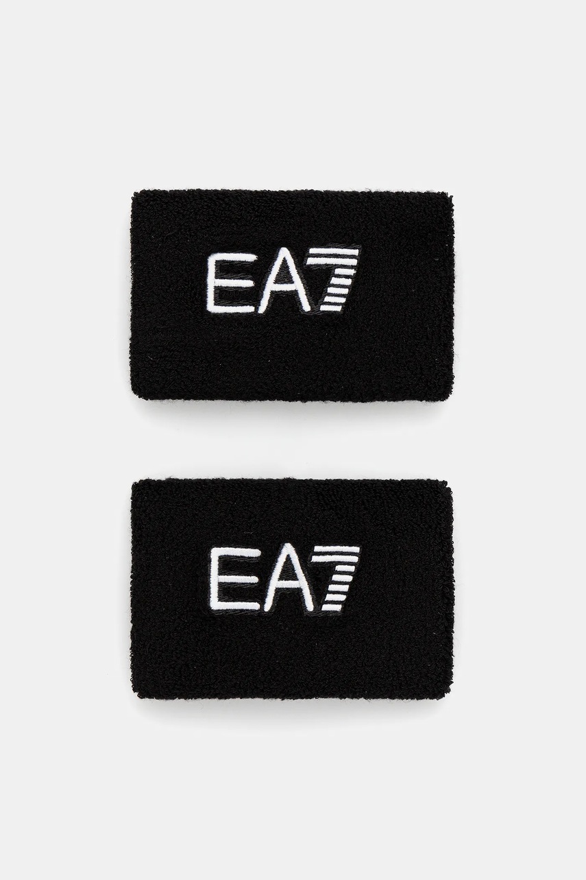 Levně Náramky EA7 Emporio Armani 2-pack černá barva, AF18706.7X000349
