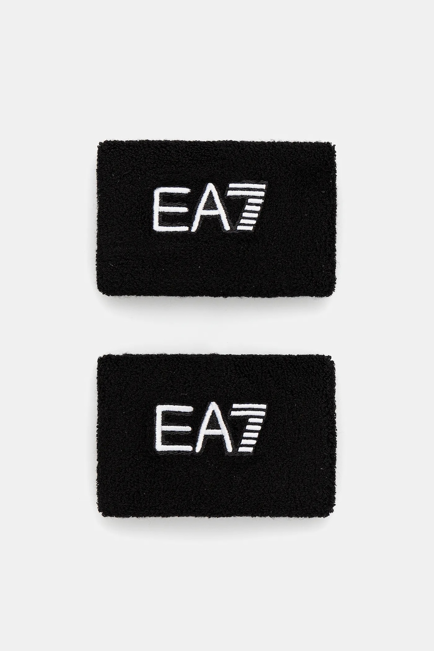 EA7 Emporio Armani brățări 2-pack culoarea negru, AF18706.7X000349