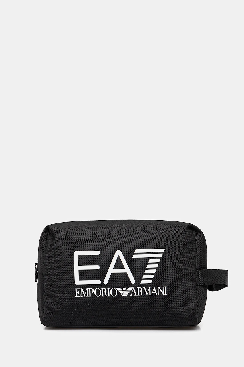 EA7 Emporio Armani portfard culoarea negru, AF19722.7X000074