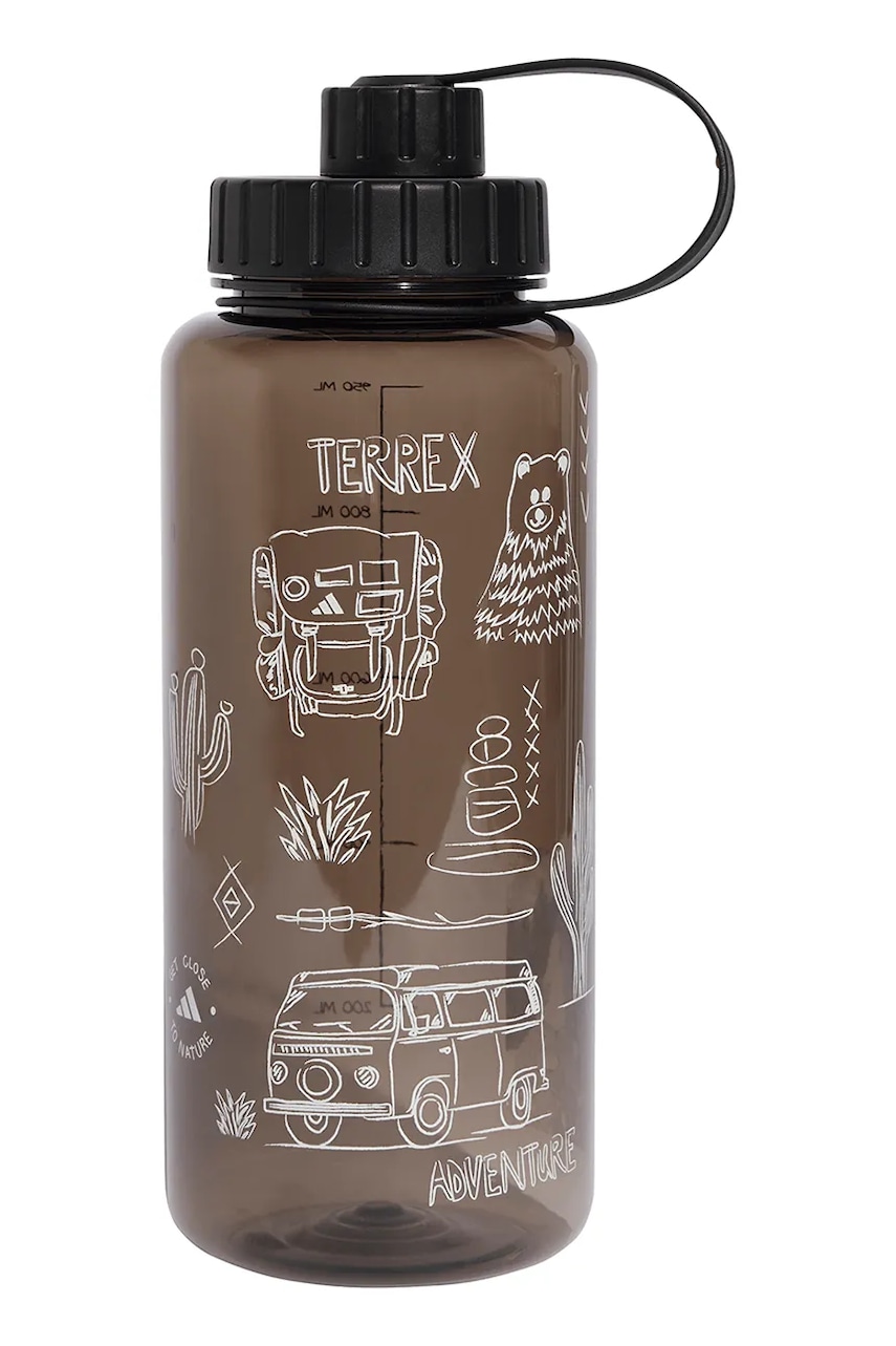 adidas TERREX sticlă de apă 1 L culoarea maro JN4256