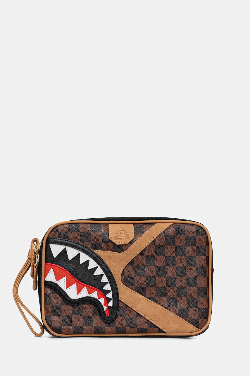 Sprayground portfard culoarea maro, 910B7993NSZ