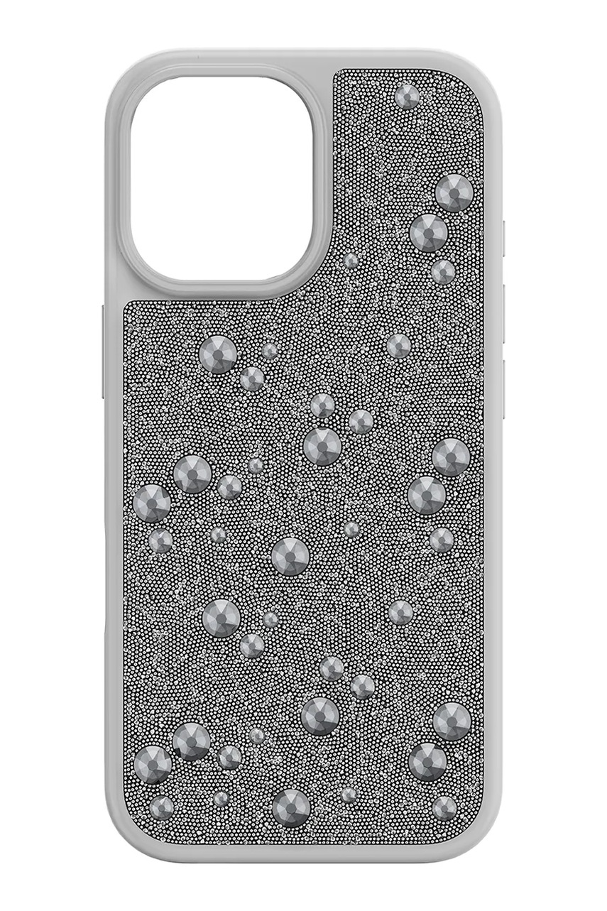 Levně Obal na telefon Swarovski HIGH 17 šedá barva, 5731147