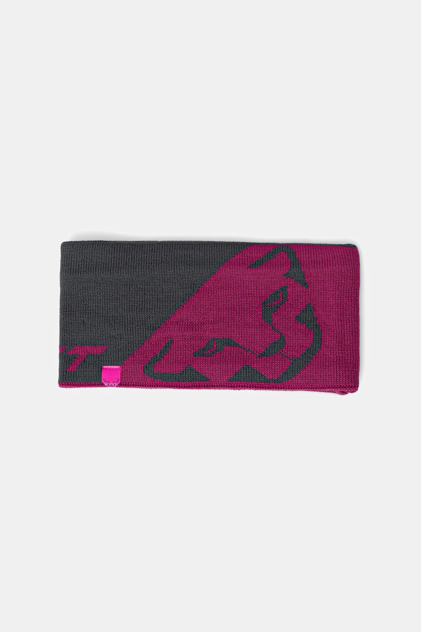 Dynafit bentiță pentru cap Leopard Logo culoarea roz, 08.0000070513