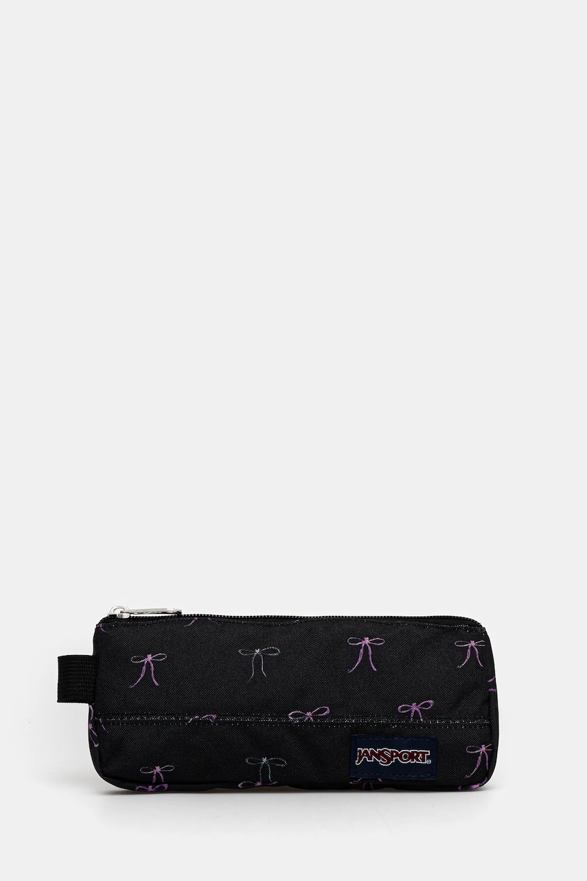 Levně Penál Jansport černá barva, EK0A5BAE0W2