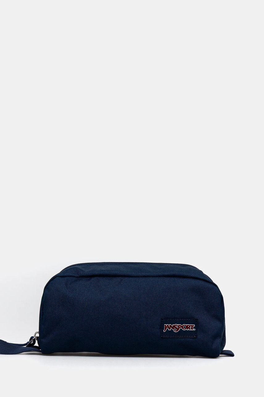 Levně Penál Jansport tmavomodrá barva, EK0A5BJ4N54
