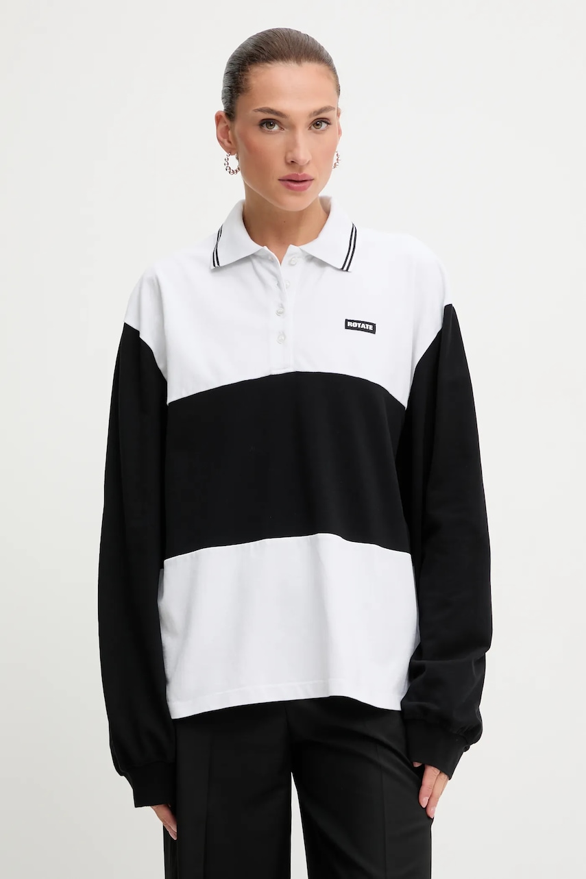 Rotate longsleeve culoarea alb, 114308400