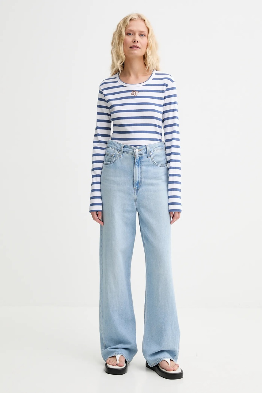 Хлопковый лонгслив MUNTHE POTE 2,5211E+11