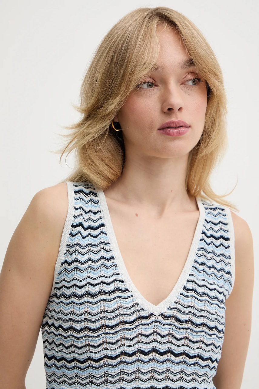 Top Morgan χρώμα: μπλε, MINKO φωτογραφία