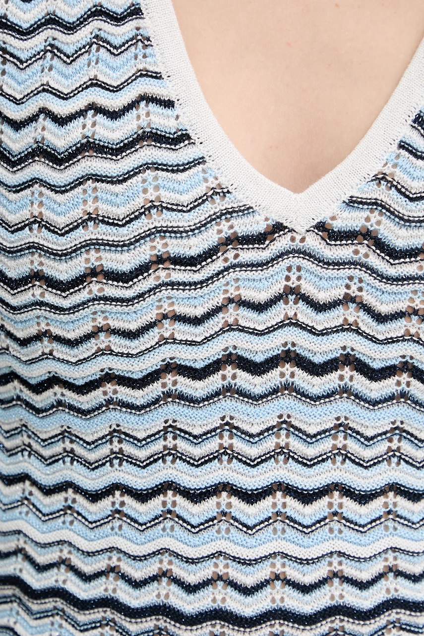 Top Morgan χρώμα: μπλε, MINKO φωτογραφία