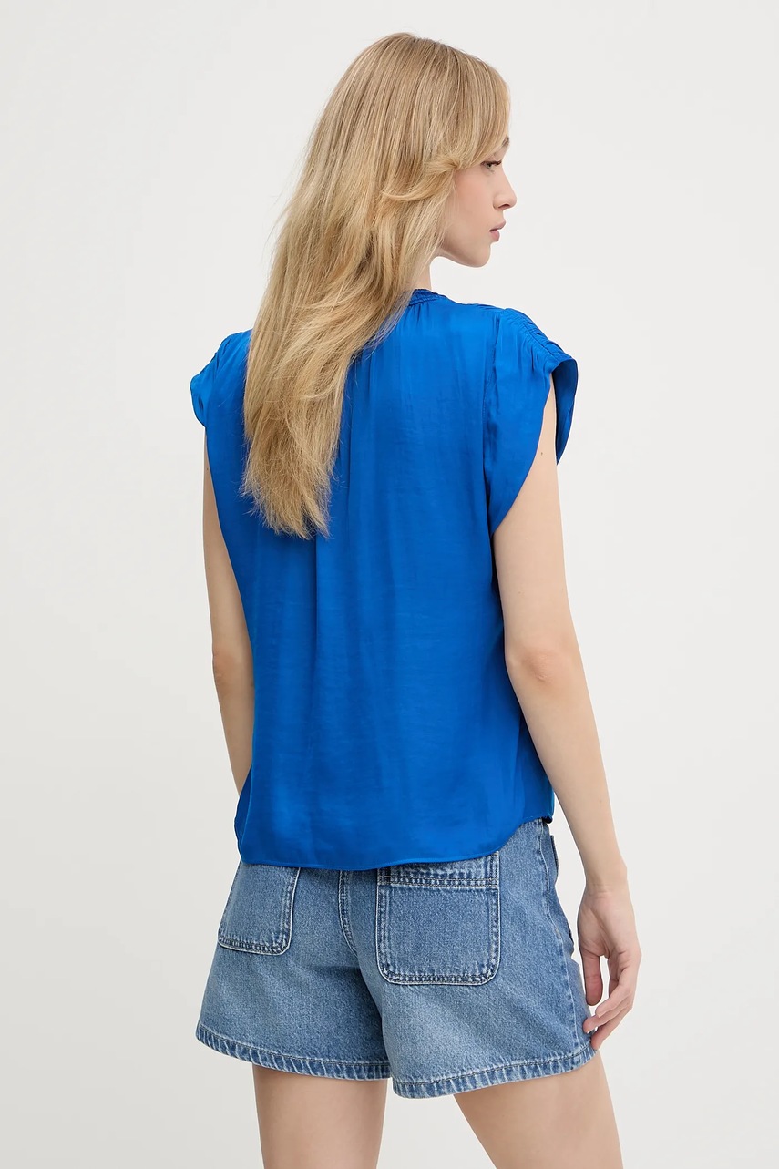 Μπλουζάκι Morgan χρώμα: μπλε, OROOVE φωτογραφία