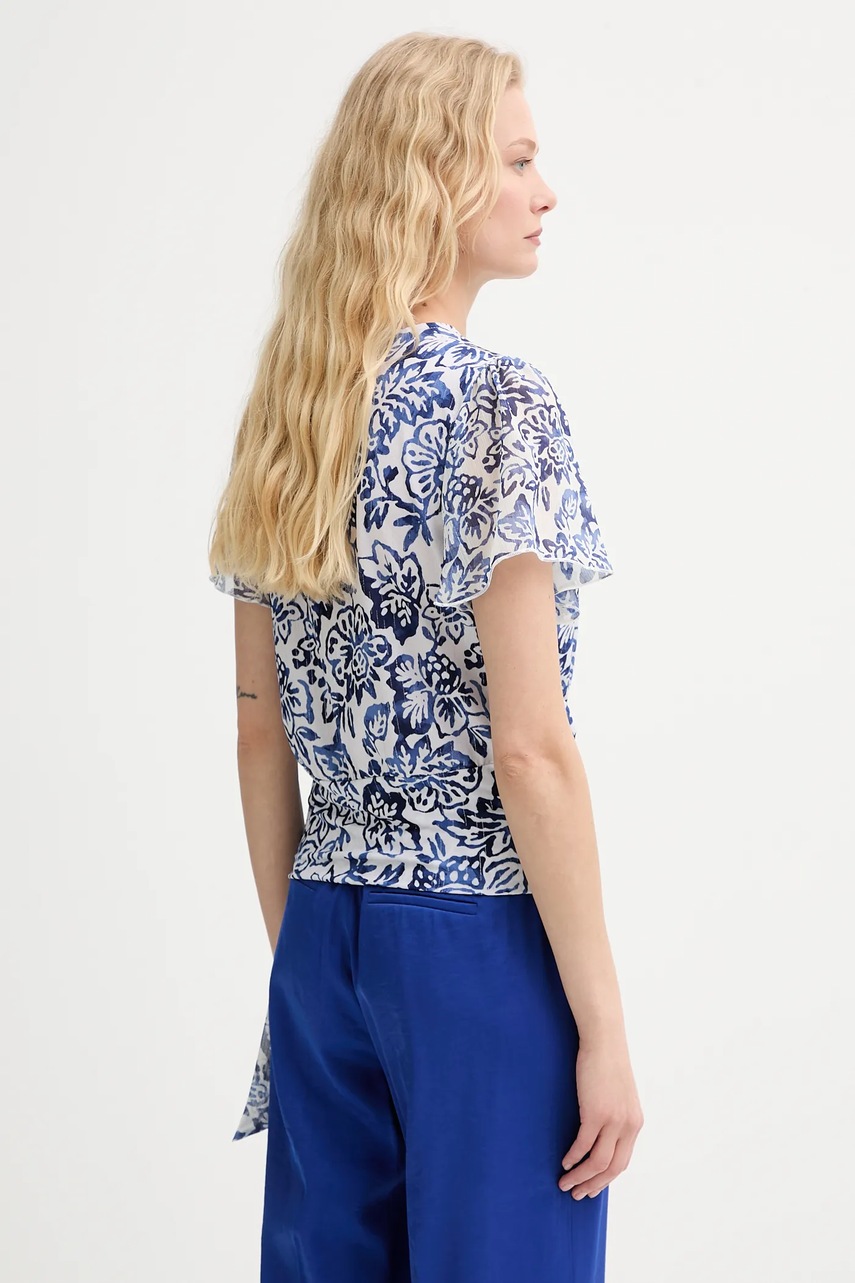 Μπλουζάκι Morgan χρώμα: μπλε, DNINA φωτογραφία