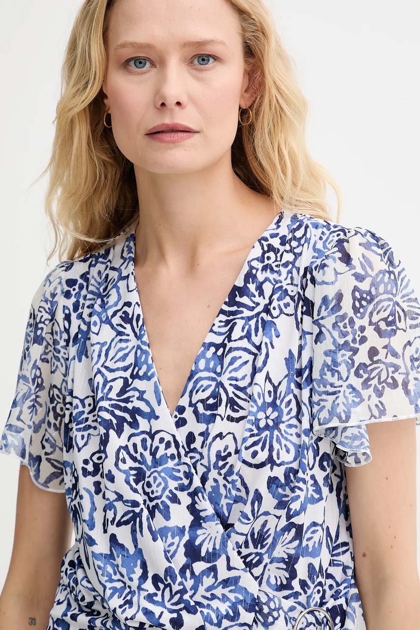 Μπλουζάκι Morgan χρώμα: μπλε, DNINA φωτογραφία