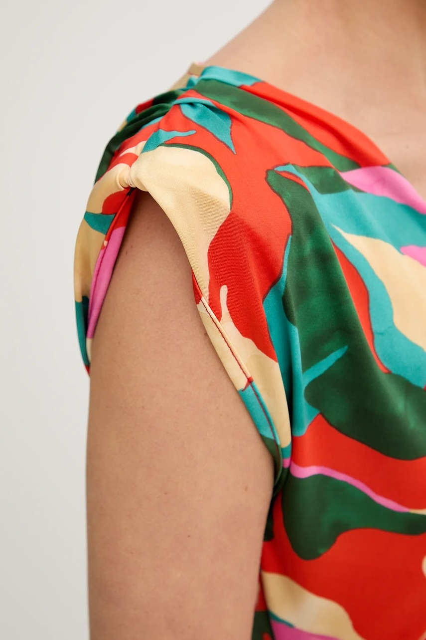 Μπλουζάκι Morgan χρώμα: πορτοκαλί, DIRE φωτογραφία