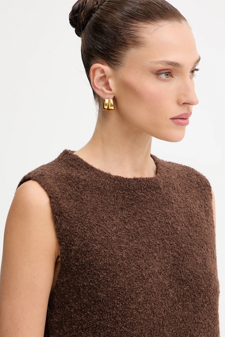 Γιλέκο με προσθήκη μαλλιού Simona Corsellini φωτογραφία