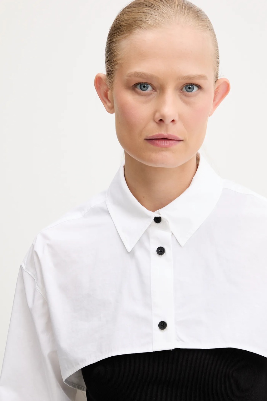 Πουκάμισο Karl Lagerfeld Jeans χρώμα: μαύρο, A3W11006 φωτογραφία