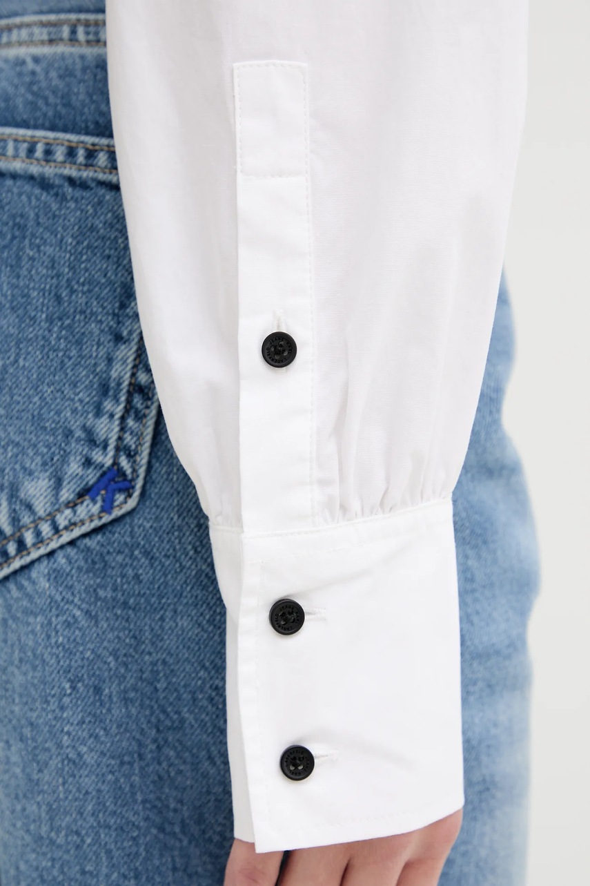 Πουκάμισο Karl Lagerfeld Jeans χρώμα: μαύρο, A3W11006 φωτογραφία