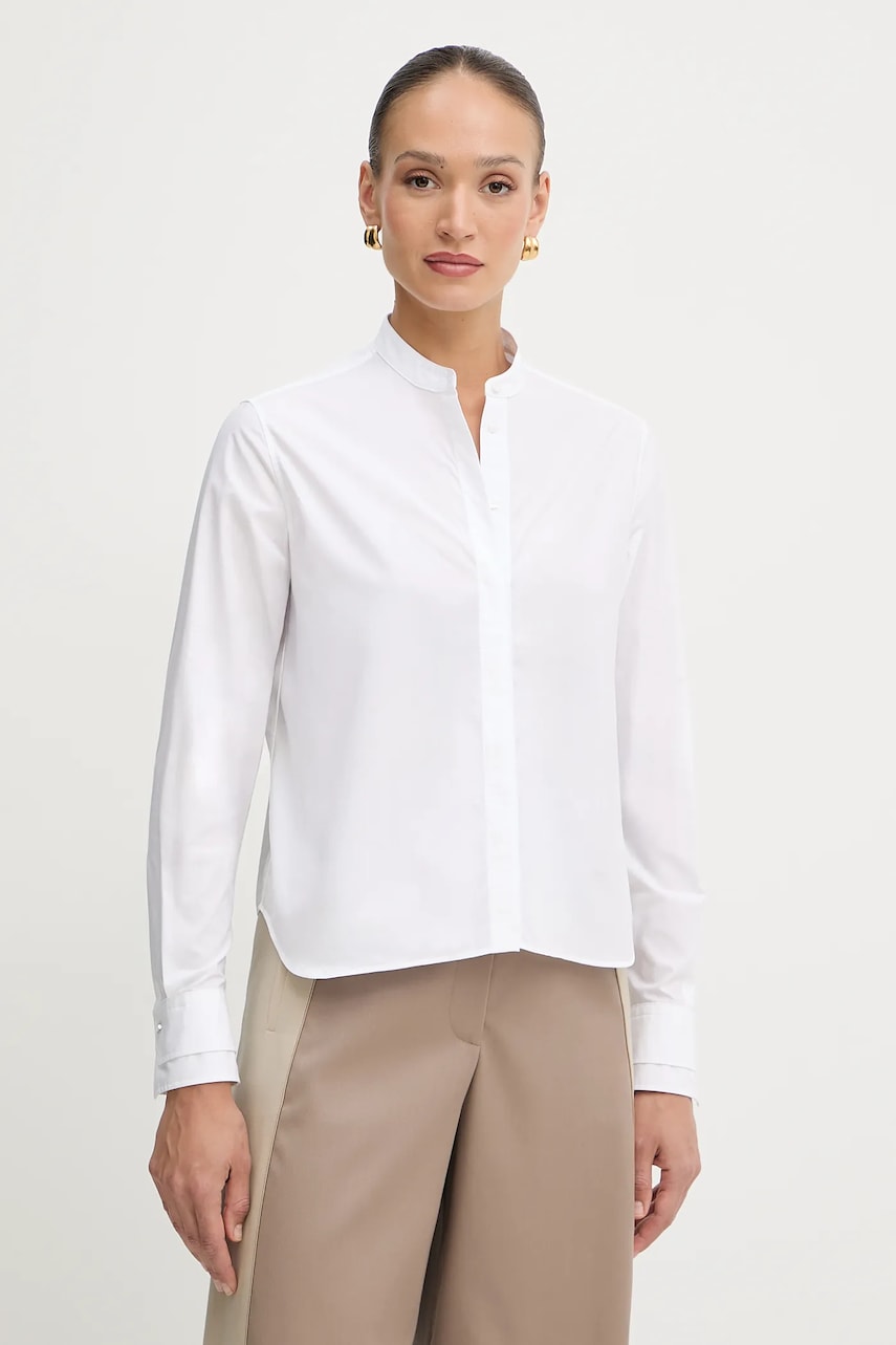 BOSS cămașă din bumbac culoarea alb, regular, 50543684